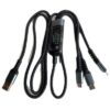 Fabric 3in1 Cable - #100w